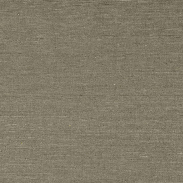 Plain muted taupe silk fabric with a subtle slubbed weave