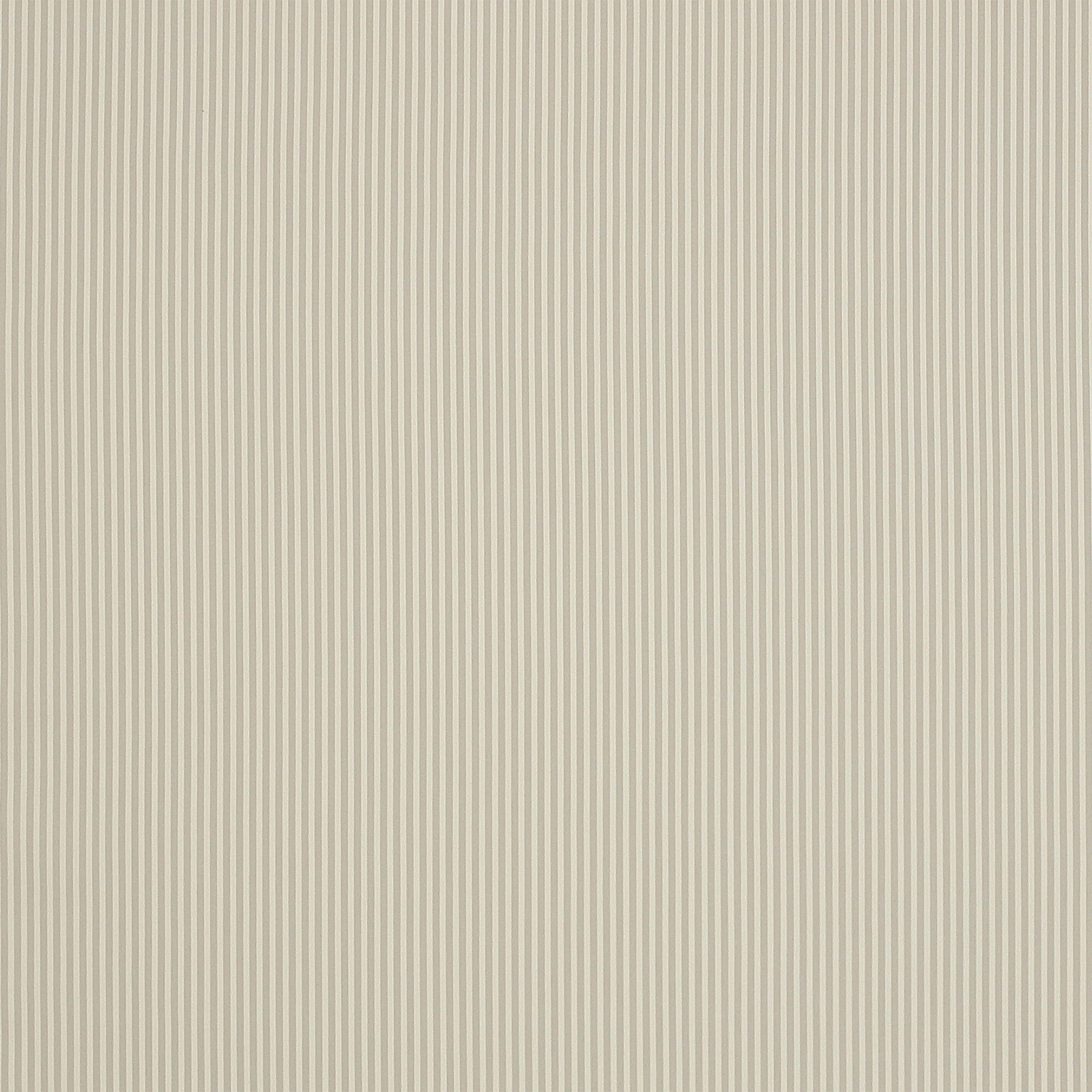 Pale silver-grey fine stripe cotton fabric with narrow vertical lines