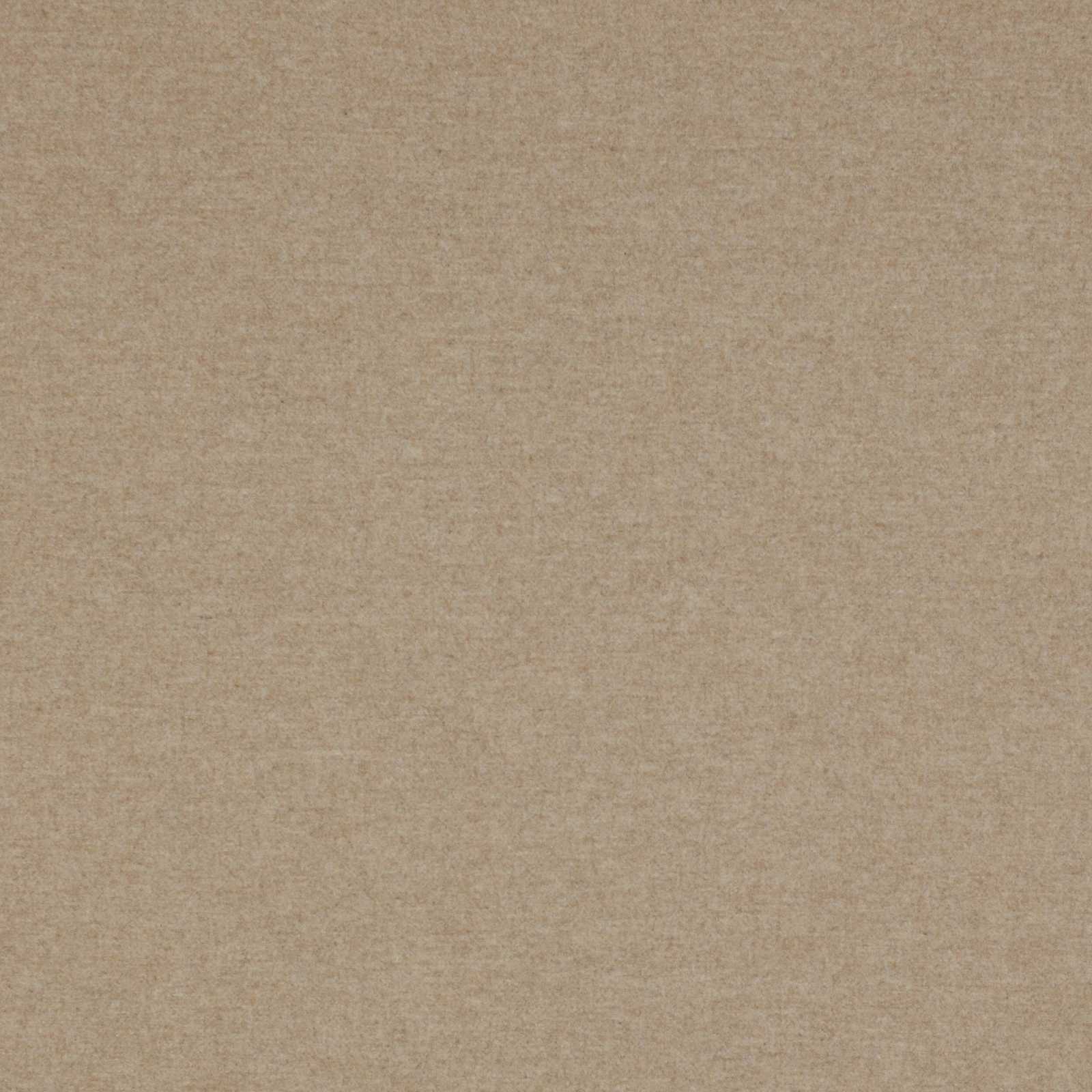 Plain warm beige wool blend fabric swatch with soft matte texture