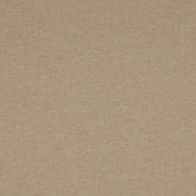 Plain warm beige wool blend fabric swatch with soft matte texture