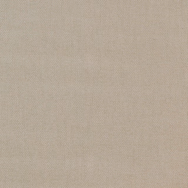 Close-up of a stone taupe plain-woven fabric with fine textured weave