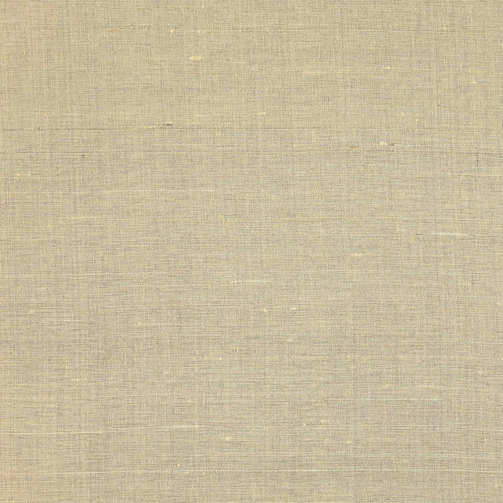 Plain warm beige silk fabric with a fine natural slub texture