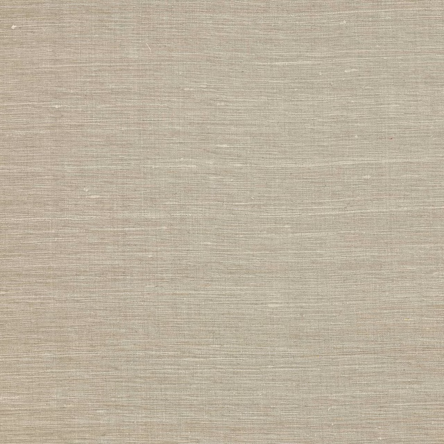 Soft pewter grey silk fabric with fine horizontal striations and a subtle slubbed sheen