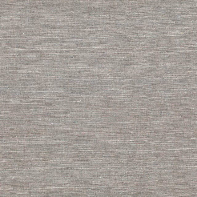 Close-up of cool slate blue silk with fine horizontal striations and soft sheen