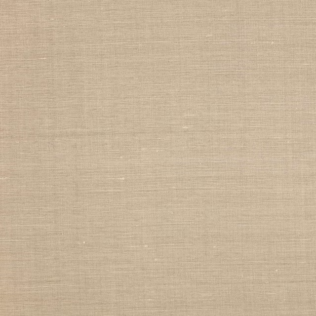 Soft warm taupe plain silk fabric with fine slubbed texture and gentle sheen