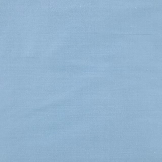 Pale sky blue plain silk fabric with a soft lustre and fine weave