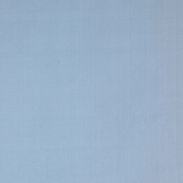 Pale misty blue silk fabric swatch with a smooth, lightly lustrous finish