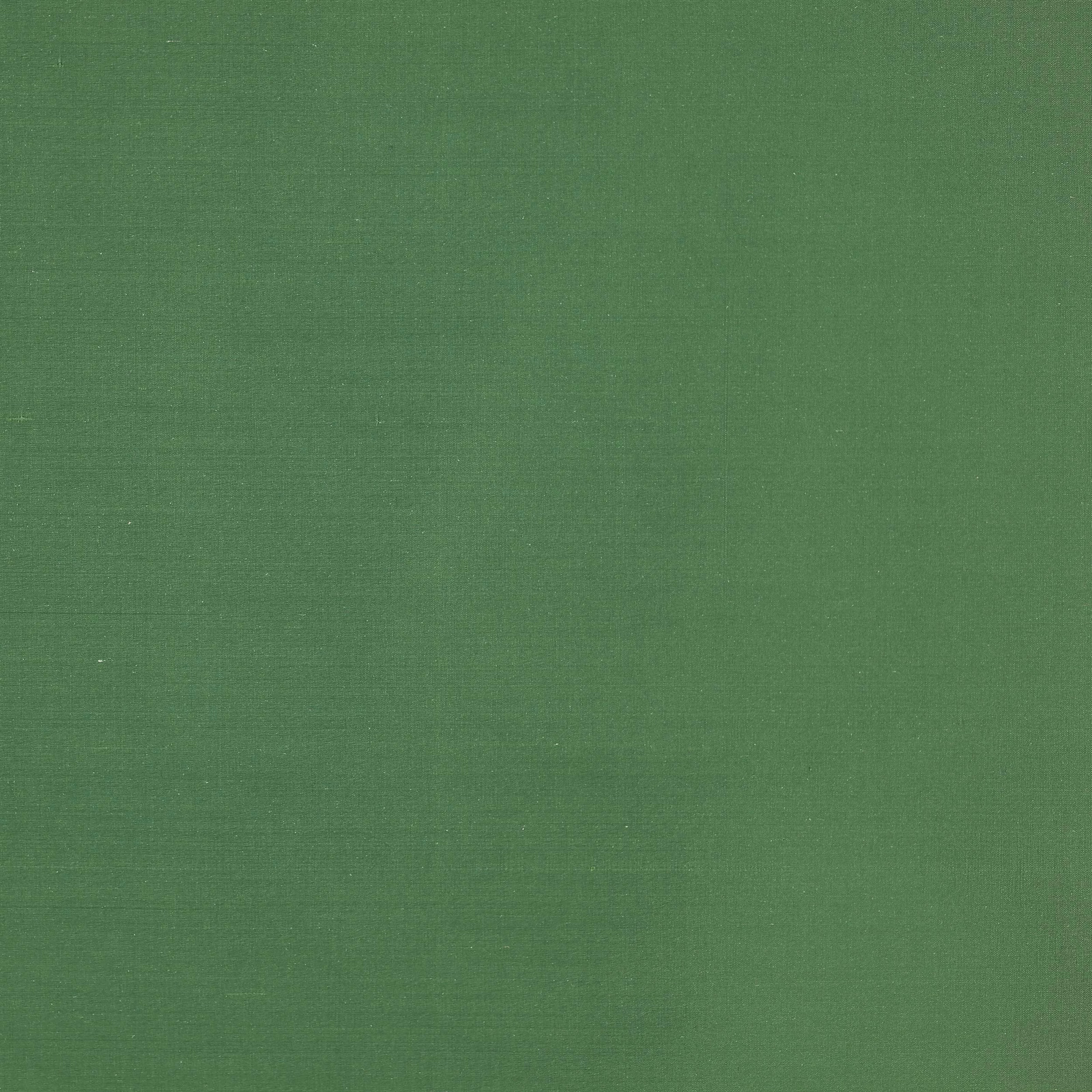 Plain emerald green silk swatch with a soft, subtle sheen