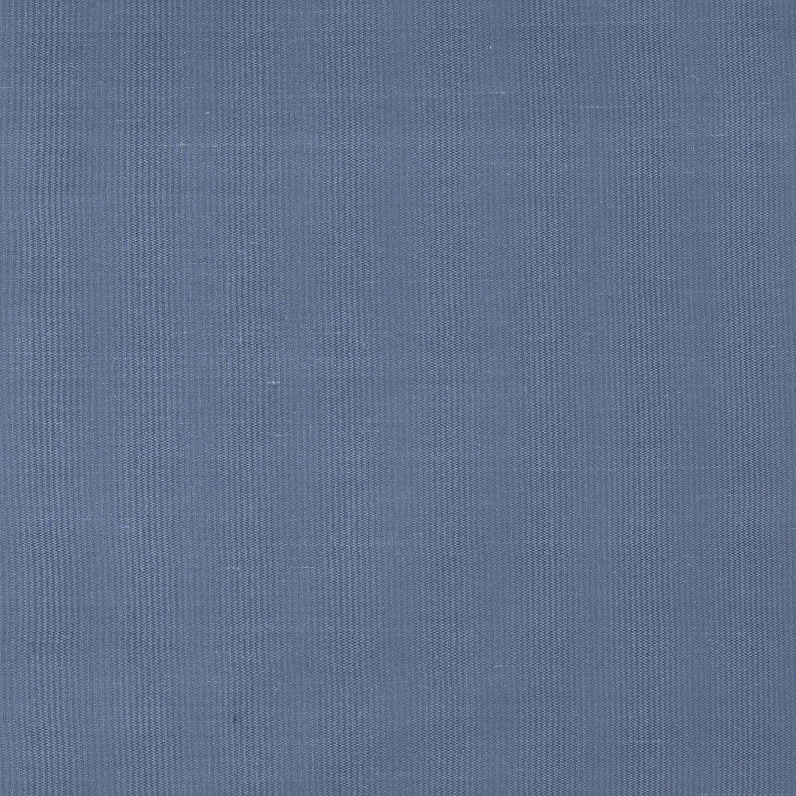 Muted indigo blue silk plain weave with a soft natural sheen