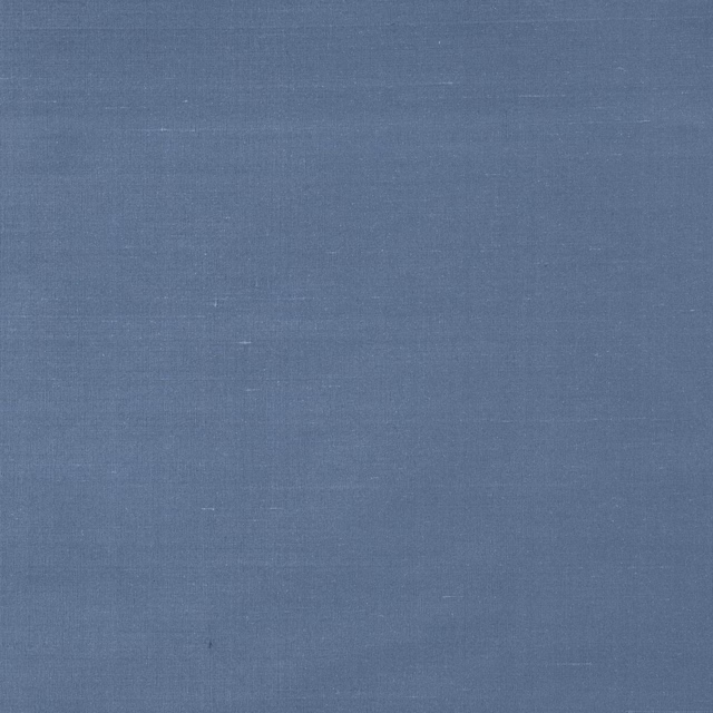 Muted indigo blue silk plain weave with a soft natural sheen