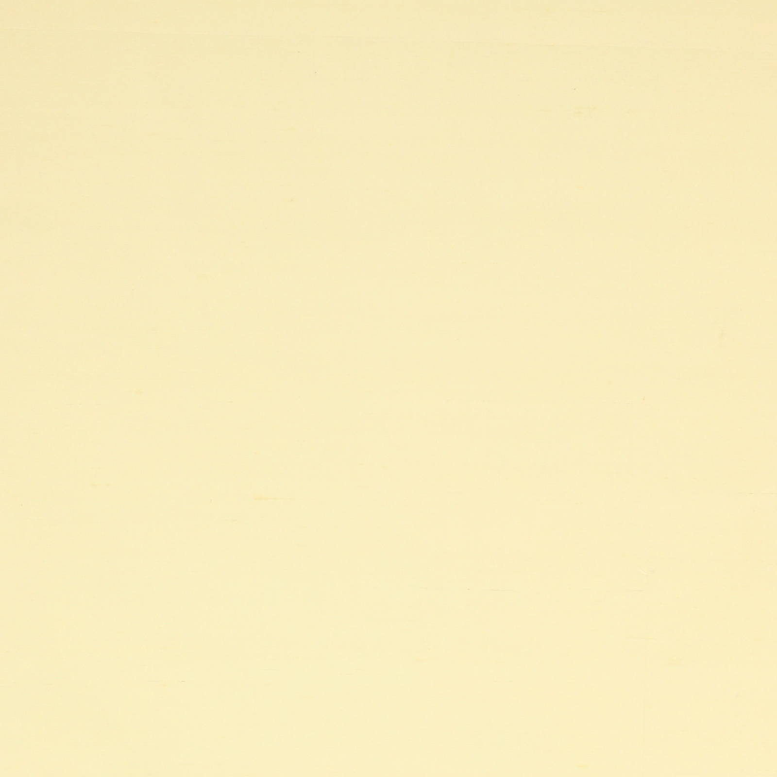 Plain pale yellow silk swatch with a soft, creamy sheen