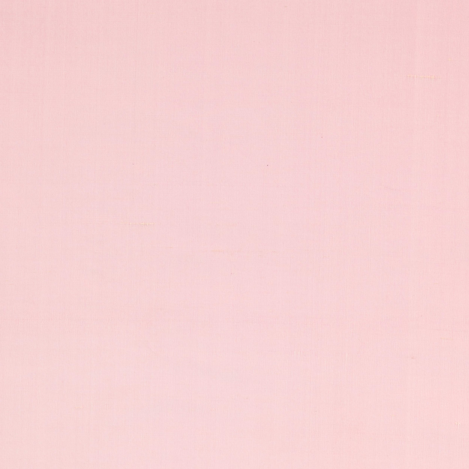 Pale blush pink silk fabric with a subtle plain weave and soft sheen