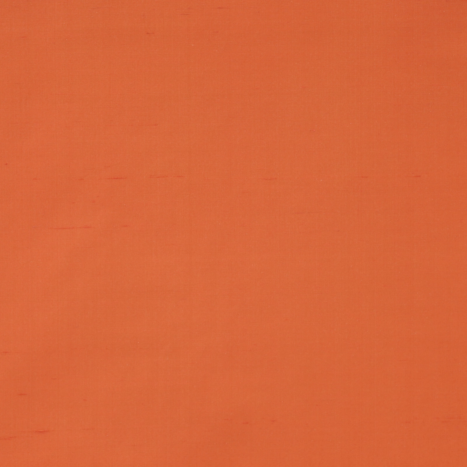 Plain quince-orange silk fabric with a soft lustrous finish