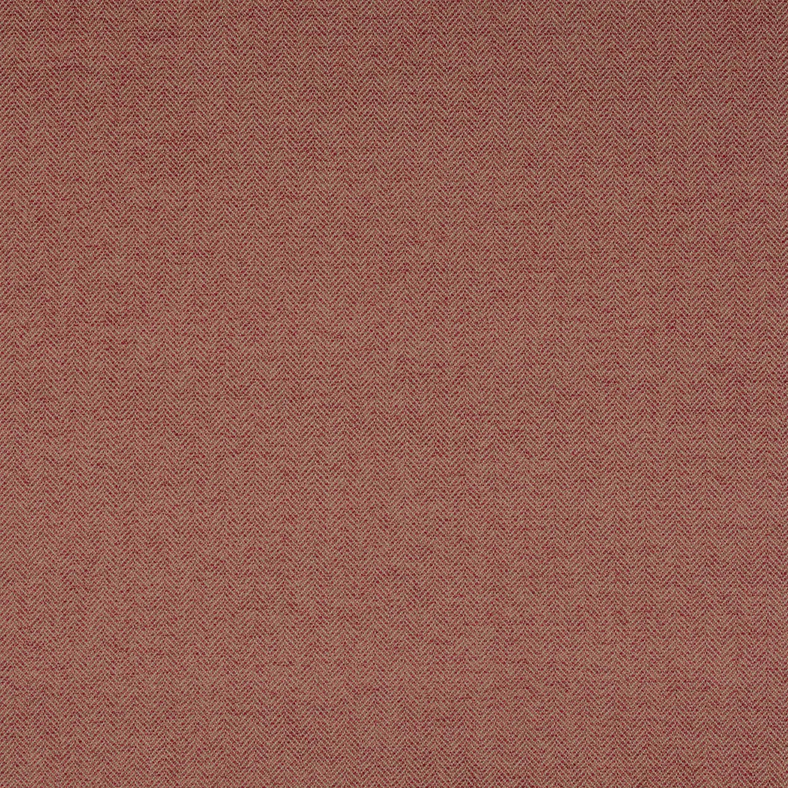 Close-up of dusty rose terracotta small-check woven fabric with fine herringbone texture.