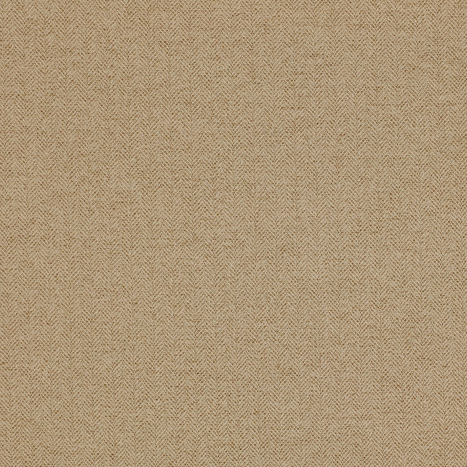 Close-up of a warm sand-beige small check fabric with fine woven texture