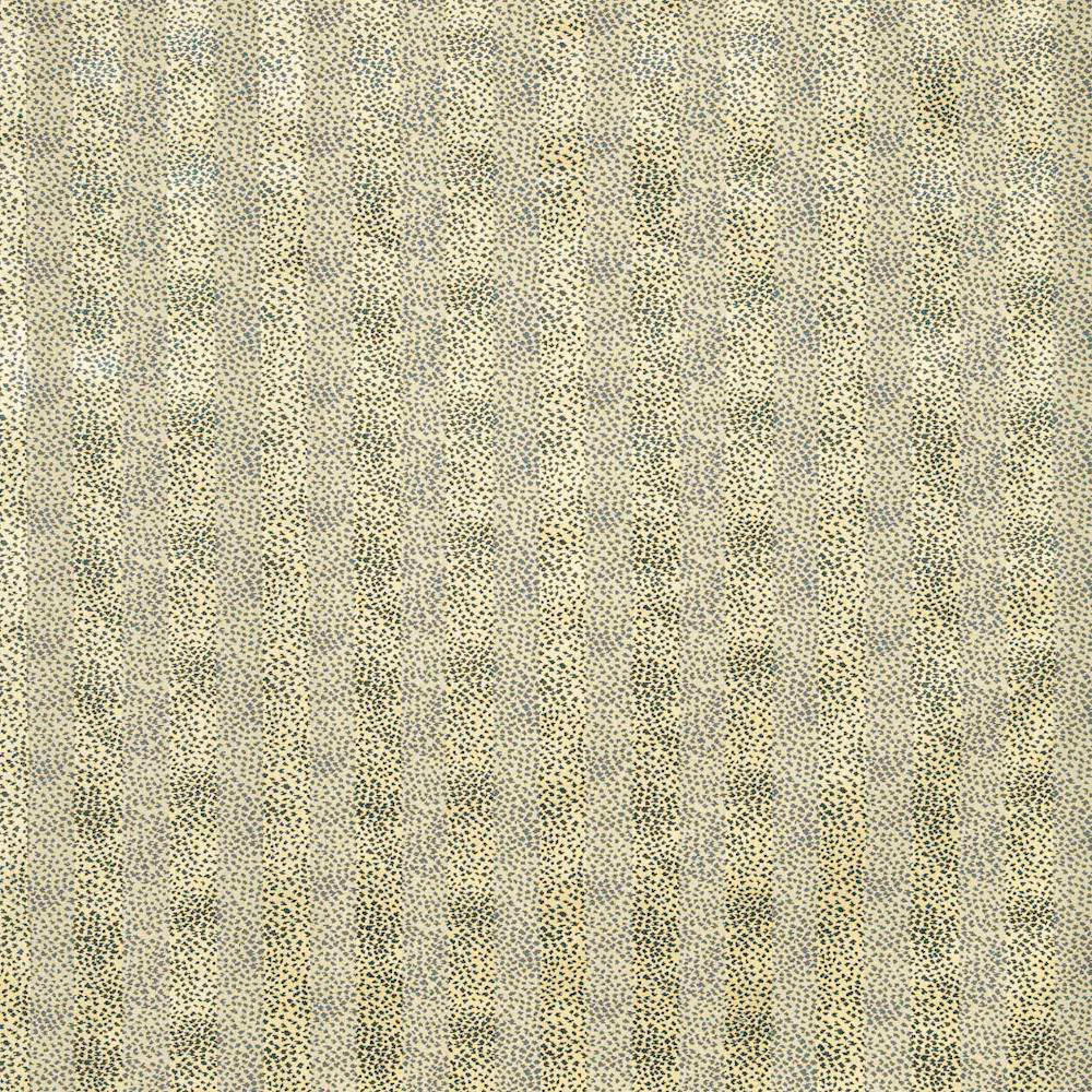Pale aqua-green fabric with fine speckled vertical stripe pattern