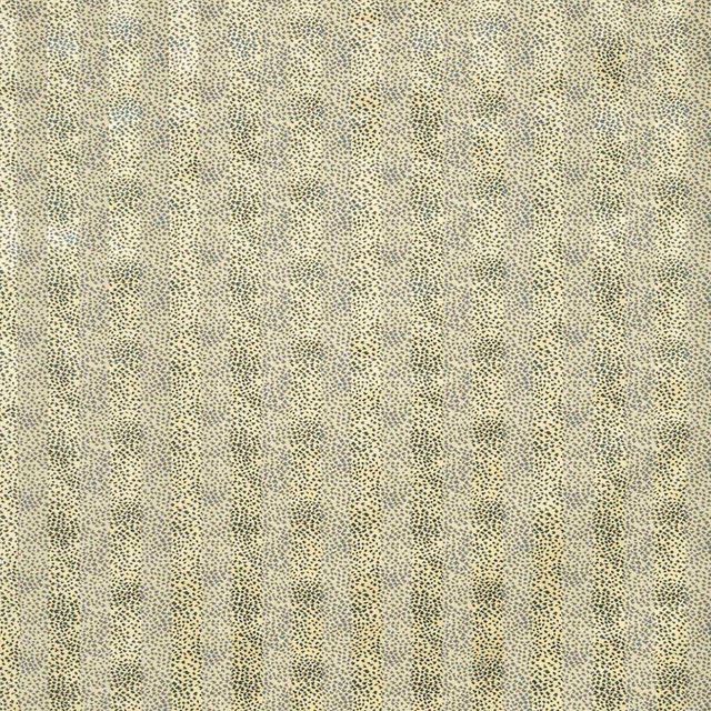 Pale aqua-green fabric with fine speckled vertical stripe pattern