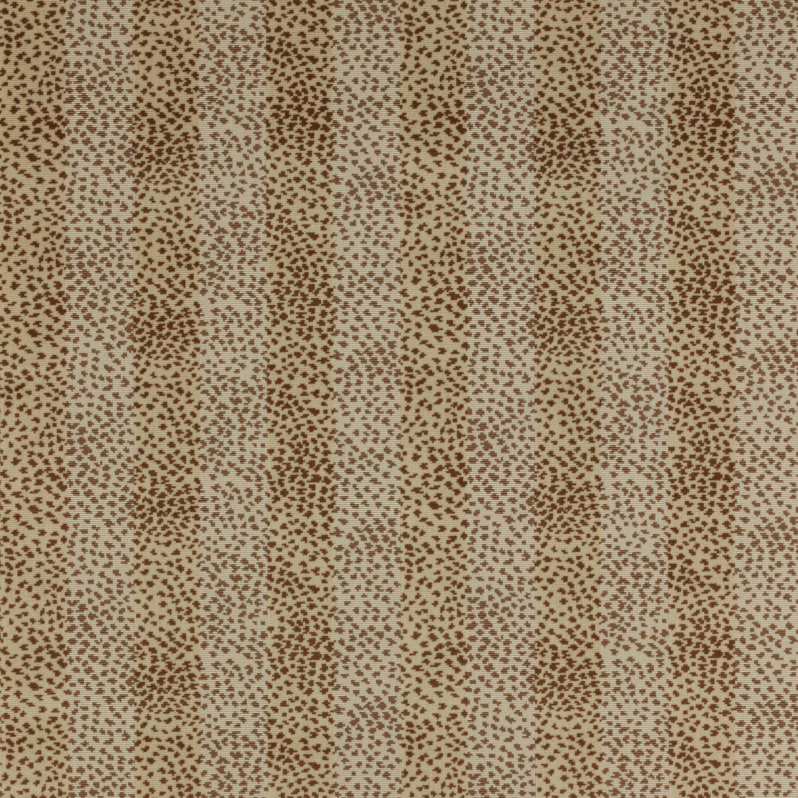 Close-up of Malabar Beige fabric with tiny biscuit-brown speckles on a warm beige ground