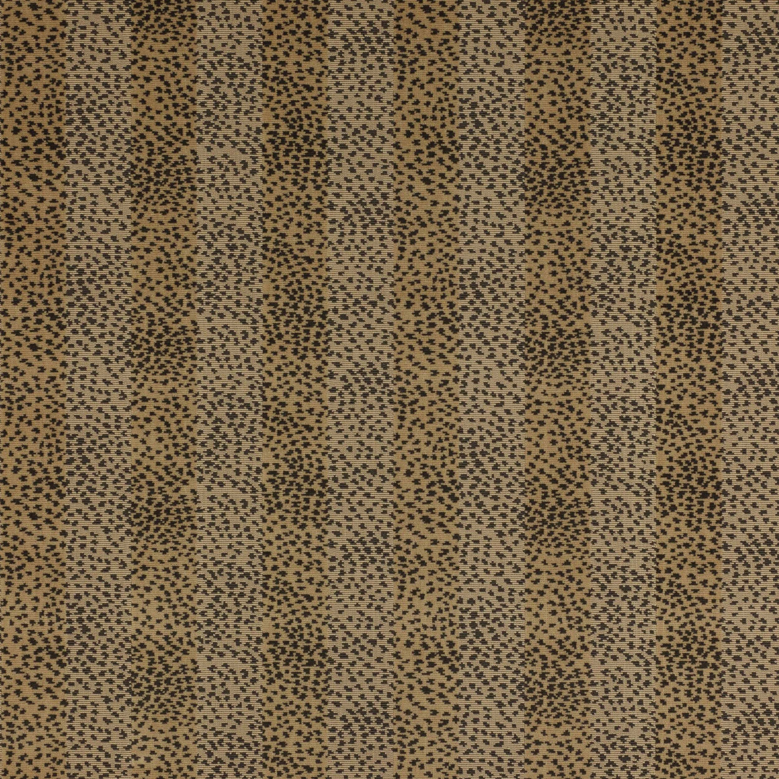 Charcoal brown speckled woven fabric with a fine all-over small-scale pattern