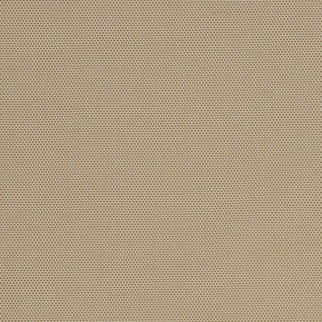 Close-up of warm camel-beige plain-woven fabric with fine grid texture