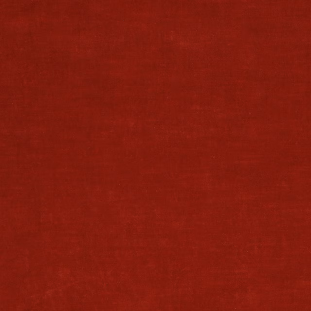Plain burnt orange fabric swatch with a softly textured weave and deep red undertones