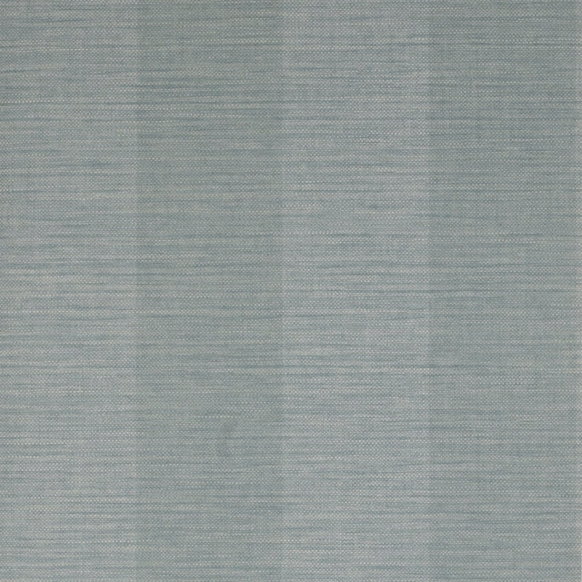 Muted blue-grey wallpaper with fine vertical stripes and subtle horizontal grain
