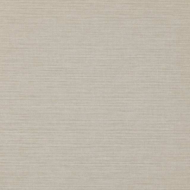 Soft silver-grey wallpaper with fine horizontal texture and a quiet woven appearance