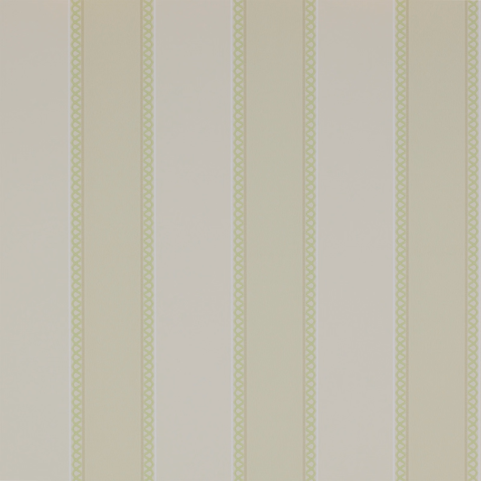 Pale sage wallpaper with fine interlaced vertical stripes on a stone-grey ground