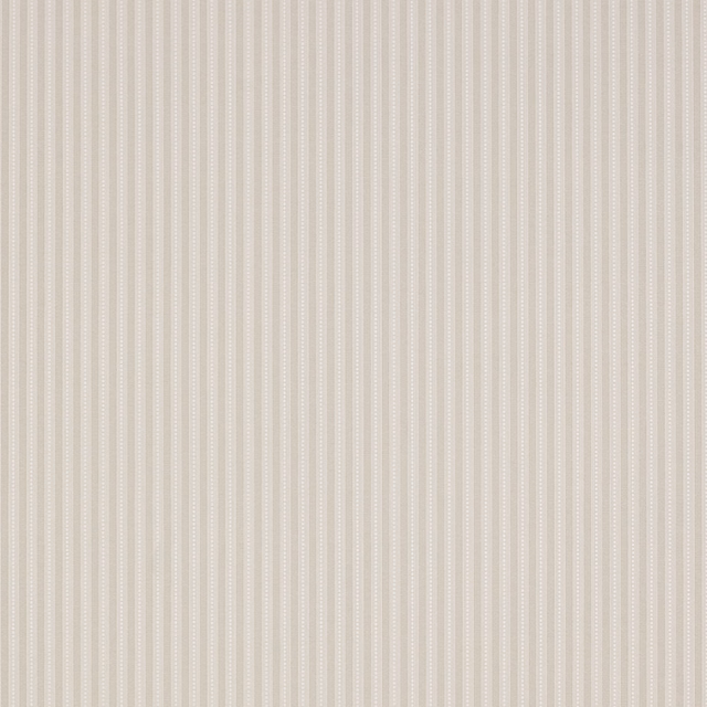 Pale silver-grey wallpaper with fine ivory vertical stripes and subtle dotted texture