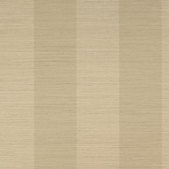 Warm biscuit wallpaper with broad tonal stripes and fine horizontal grain