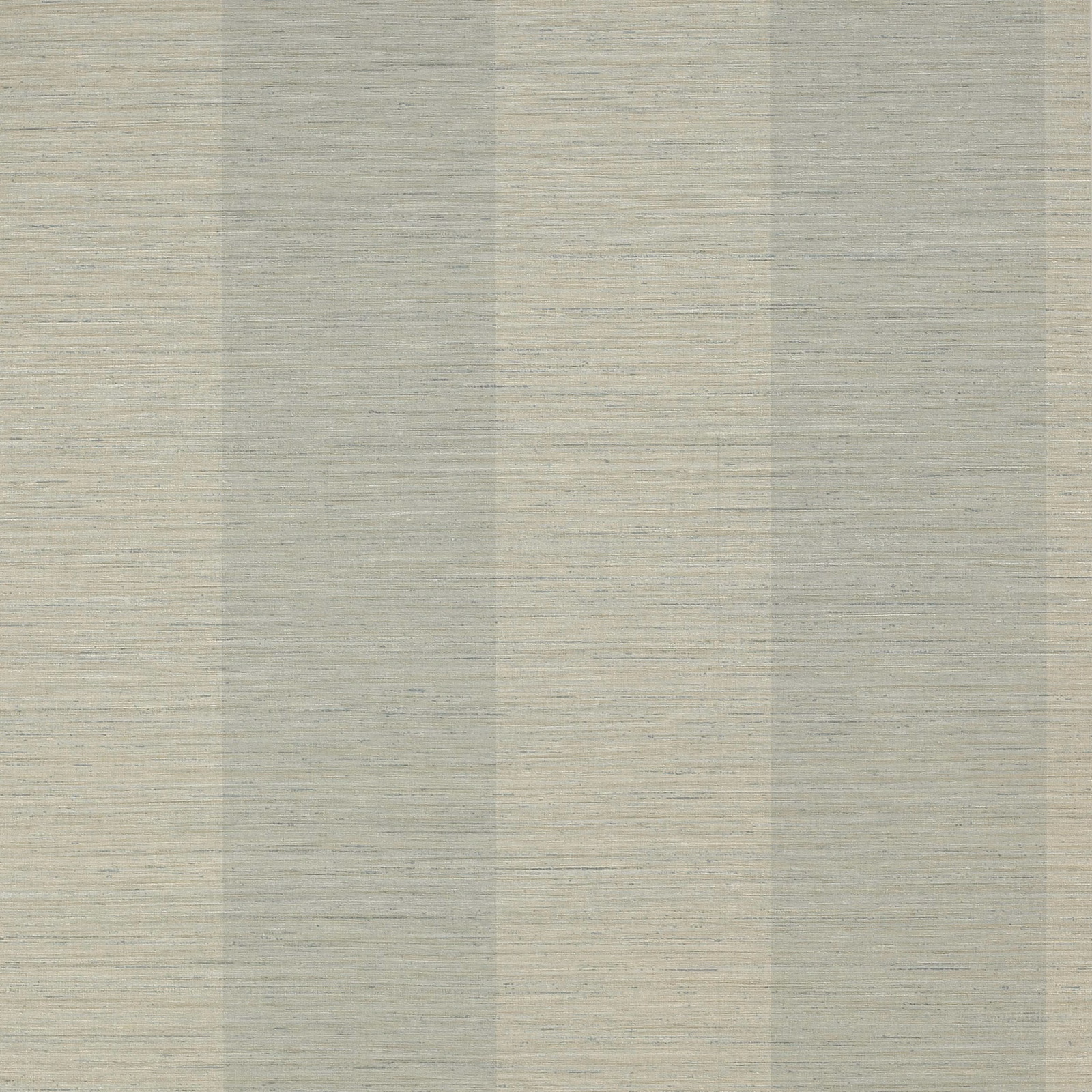 Muted old-blue and sandy vertical stripe wallpaper with fine horizontal striations