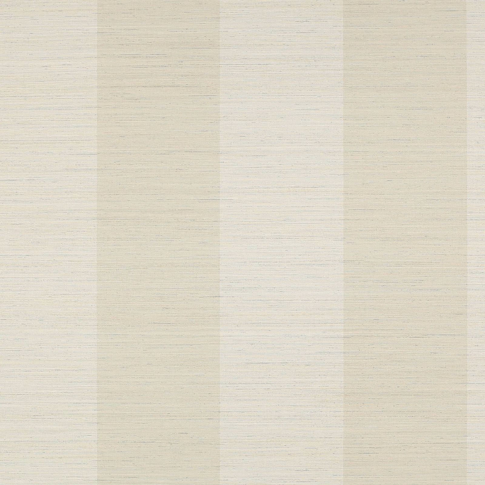 Pale silver and ivory vertical stripes with a fine horizontal texture