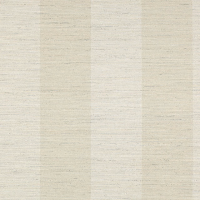 Pale silver and ivory vertical stripes with a fine horizontal texture