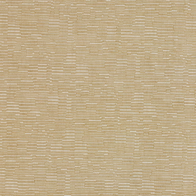 Warm greige textured woven fabric with fine horizontal slub lines
