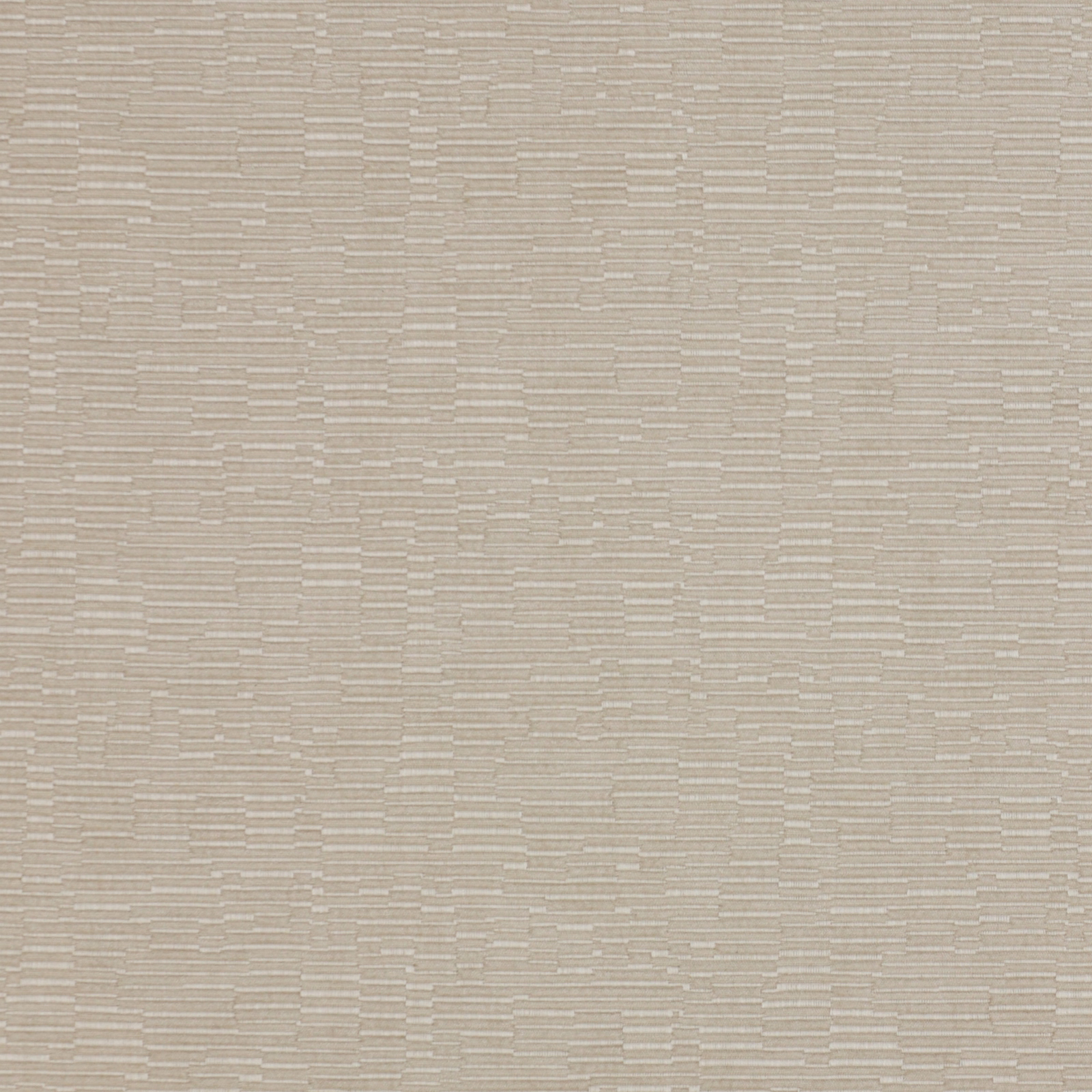 Pale mastic beige woven fabric swatch with fine horizontal texture