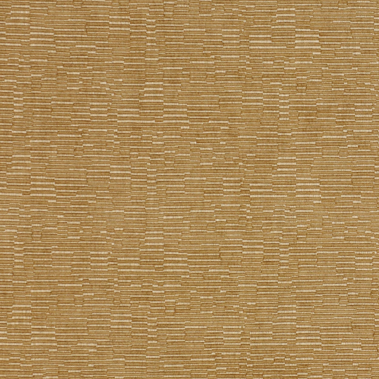 Warm honey-gold woven fabric swatch with subtle horizontal striations