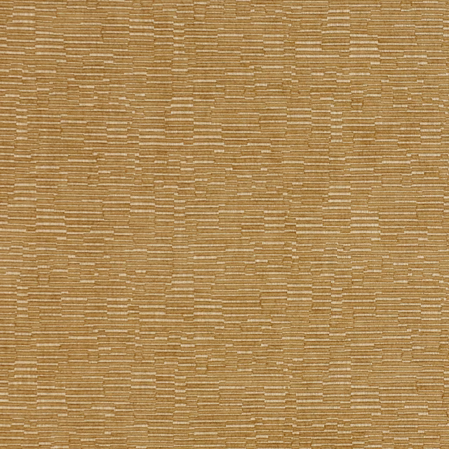 Warm honey-gold woven fabric swatch with subtle horizontal striations