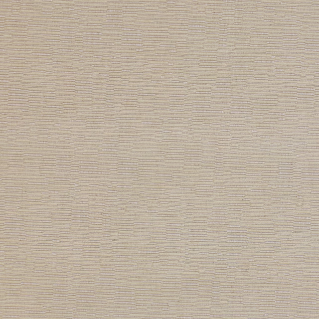 Pale beige textured fabric swatch with fine horizontal woven striations