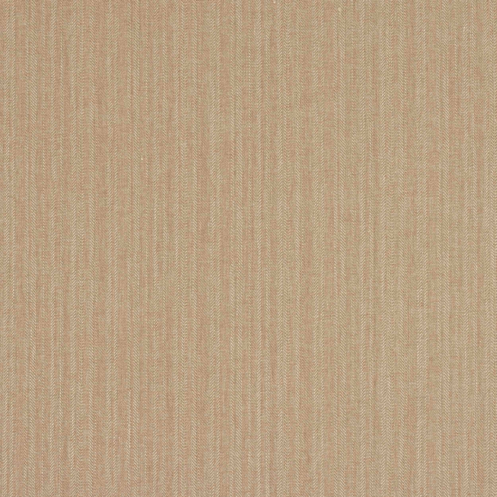Warm biscuit-beige woven fabric with fine vertical striations and subtle herringbone texture