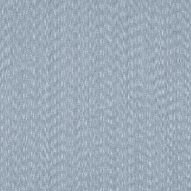 Pale powder blue striped woven fabric with subtle herringbone texture