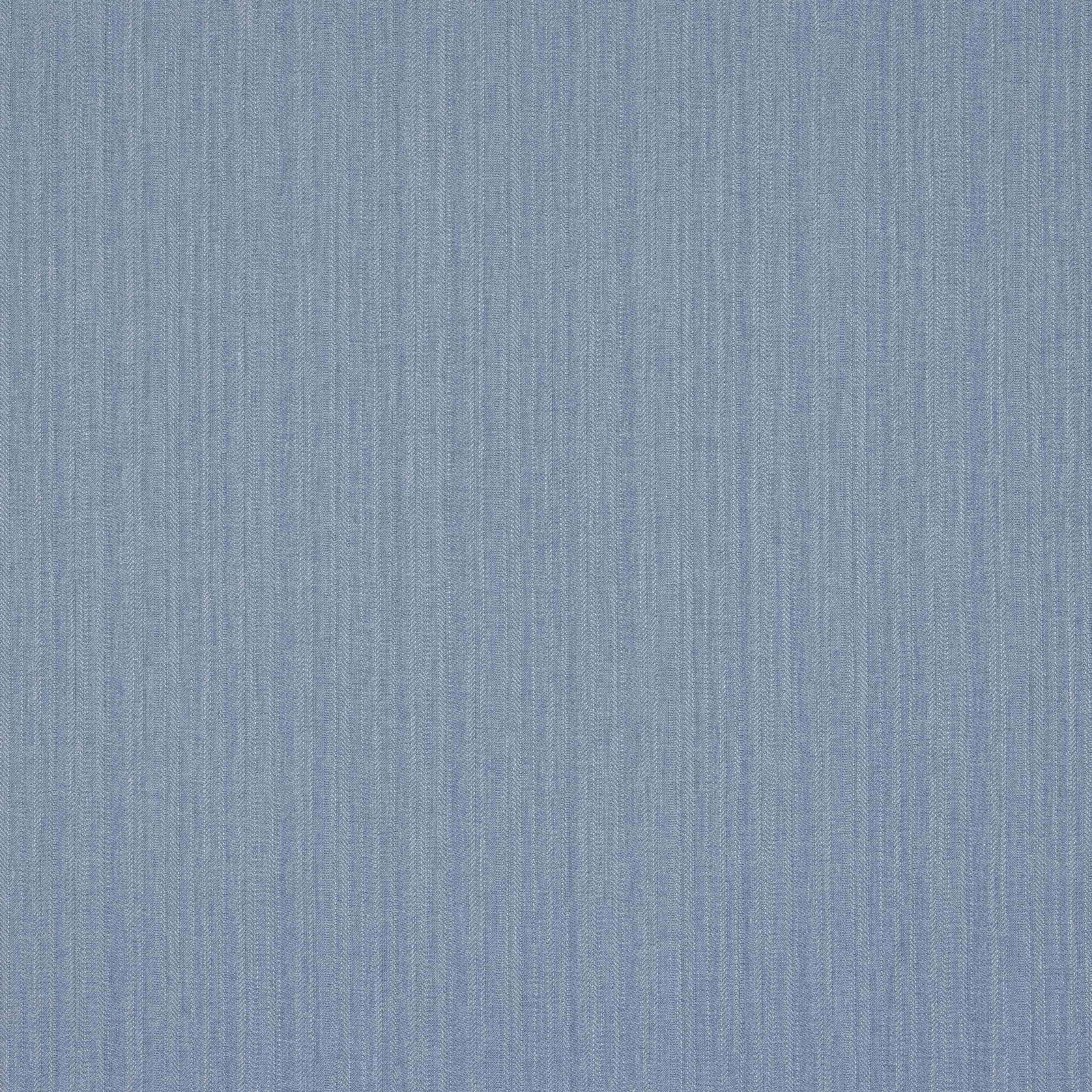 Soft powder blue plain-woven fabric with fine vertical texture