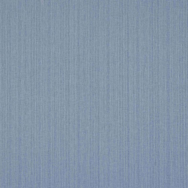 Soft powder blue plain-woven fabric with fine vertical texture