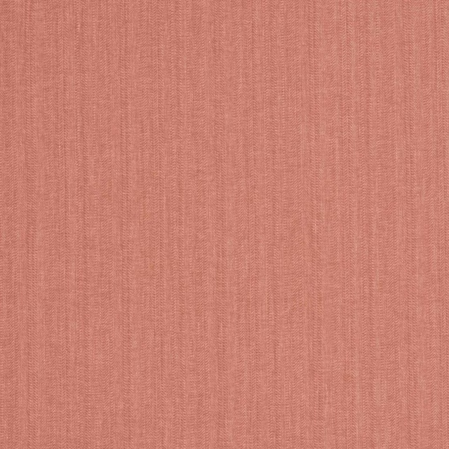 Soft coral pink plain woven fabric with subtle vertical texture