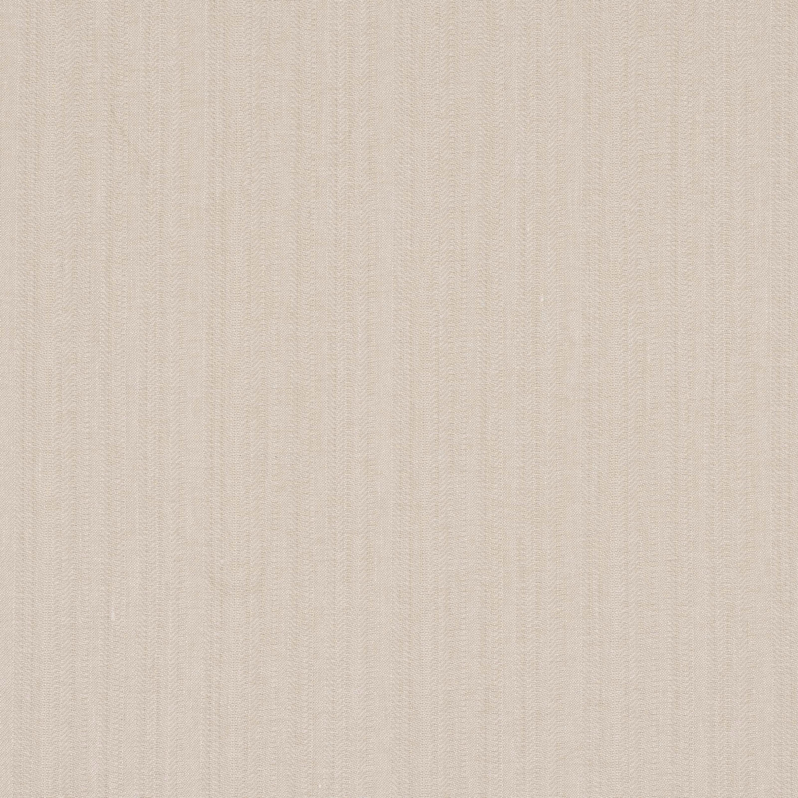 Soft ivory plain-woven fabric swatch with fine vertical texture