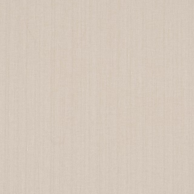 Soft ivory plain-woven fabric swatch with fine vertical texture
