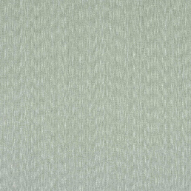 Pale jade green woven fabric with fine herringbone texture