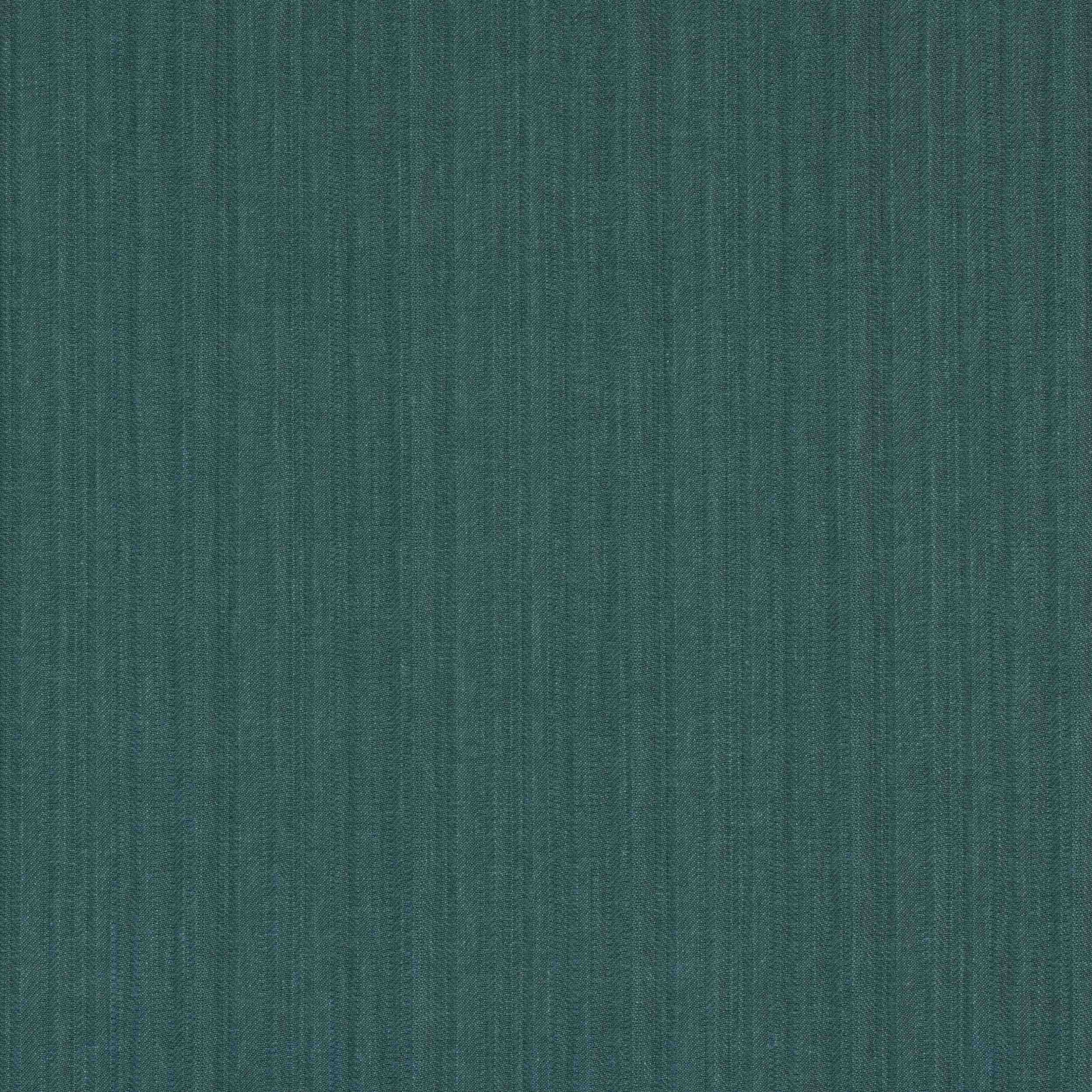 Deep muted teal plain-woven fabric with fine vertical texture