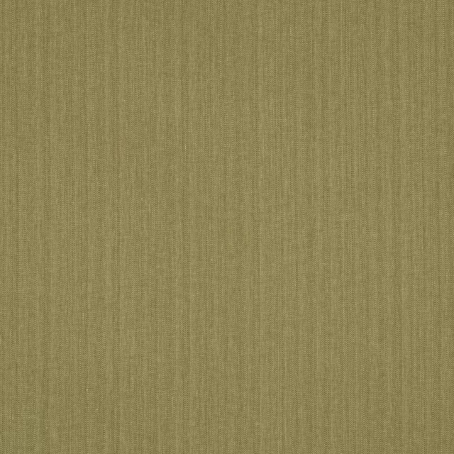 Soft pistache olive plain weave fabric with fine vertical striations
