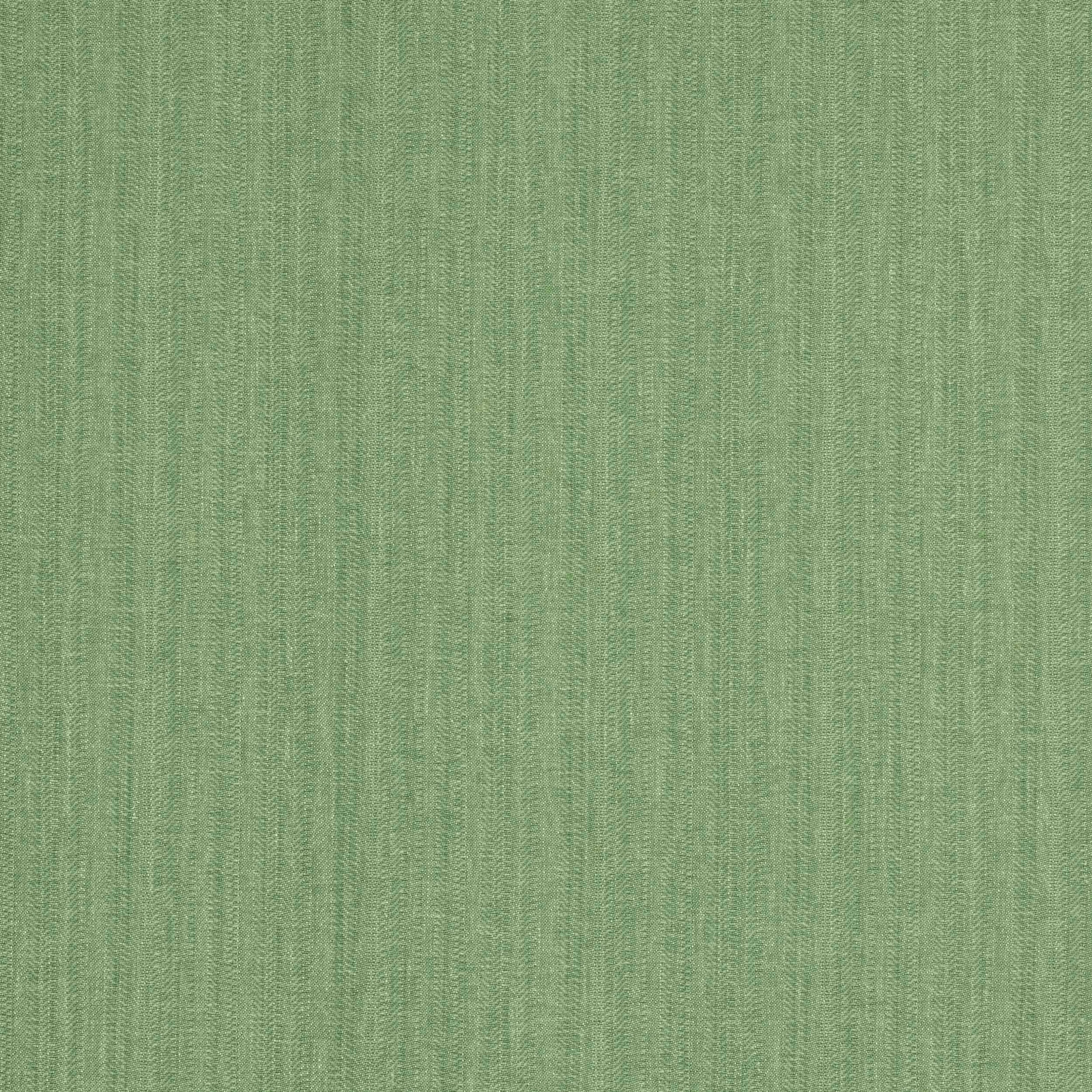 Soft sage green woven fabric with fine vertical striations and dry texture