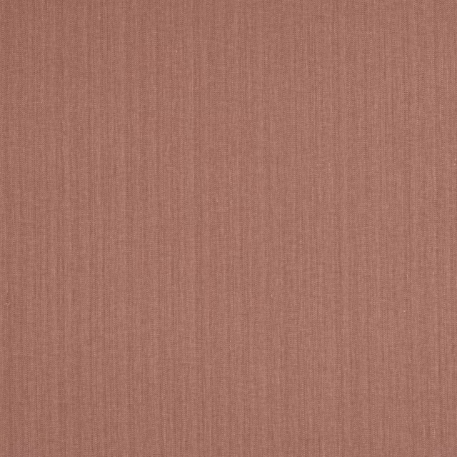 Dusty rose-pink plain fabric with fine vertical linen-cotton weave